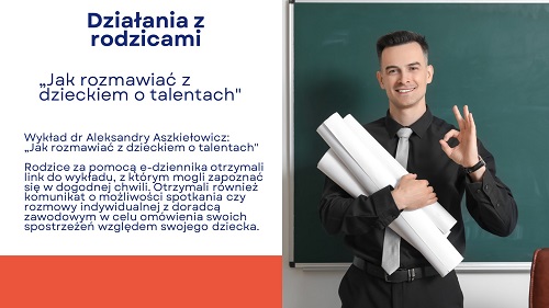 Działania z rodzicami - Jak rozmawiać z dzieckiem o talentach - Slajd 6