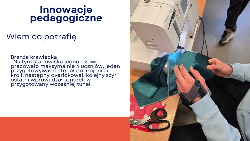 Innowacje pedagogiczne - Branża krawiecka - Slajd 7