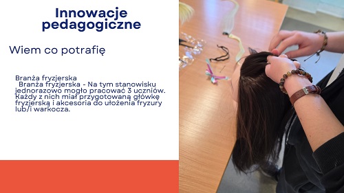 Innowacje pedagogiczne - Branża fryzjerska - Slajd 9